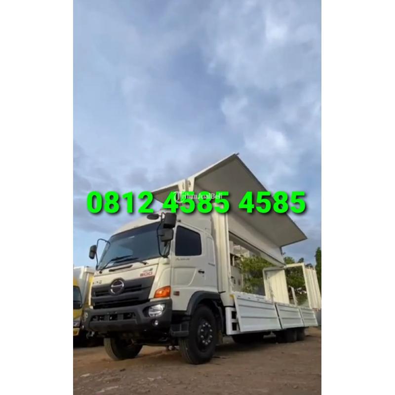 Harga Truk Wingbox Tronton Hino 500 FL 260 JW Wingbox Truck Hydraulik Wing Box - Bekasi