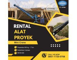 Rental Mini Crane Kapasitas 500Kg1 Ton untuk Proyek Bangunan - Yogyakarta  