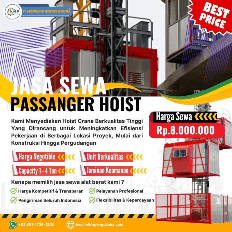 Jasa Sewa Passanger Hoist Sulawesi Barat - Mamuju