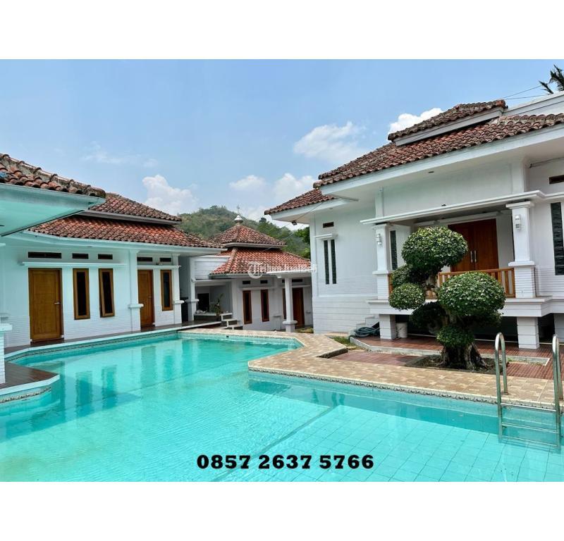 Dijual Rumah Mewah, LT. 1436m2, LB. 536m2, SHM, 2 Lantai, Hadap Timur, Full Furnished, Ada Kolam Renang, Hunian Asri, Sejuk dan Nyaman, Bebas Banjir - Sukabumi