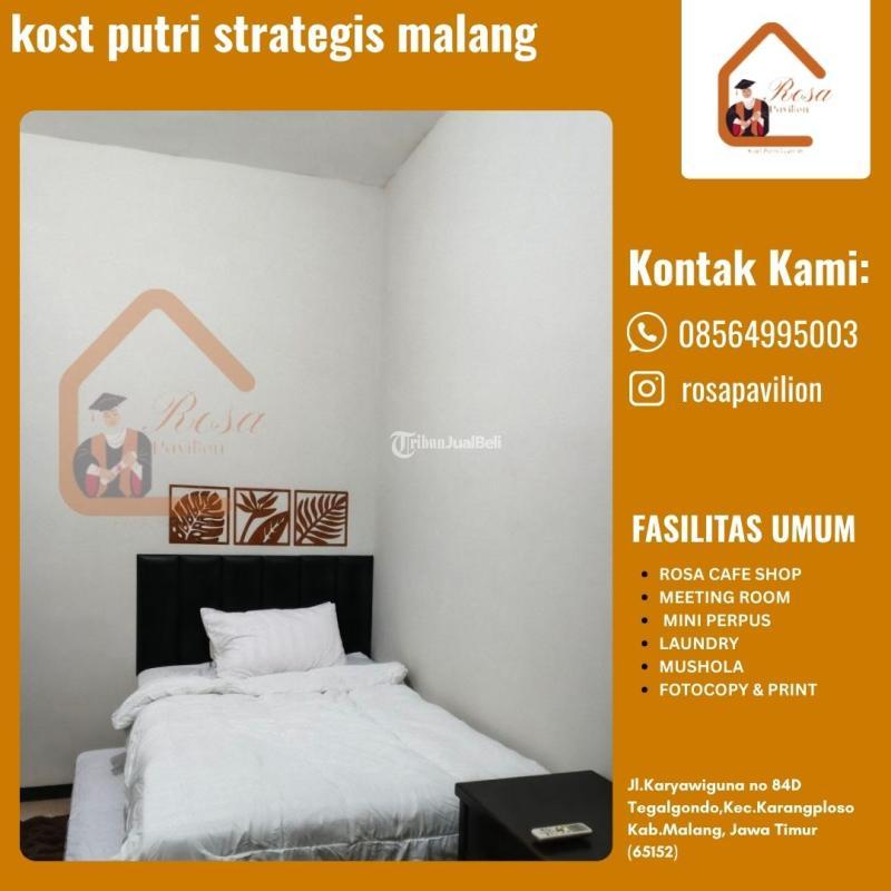 Disewakan Kost Putri Eksklusif, Lokasi Strategis, Fasilitas Lengkap, Dekat Kampus 3 UMM, Rosa Pavilion - Malang