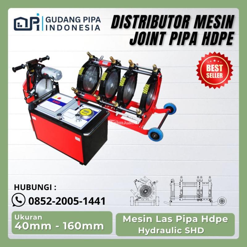 Mesin Las Penyambung Pipa HDPE Hdraulic 6 Inch Butt Fusion SHD 160 - Jakarta Timur