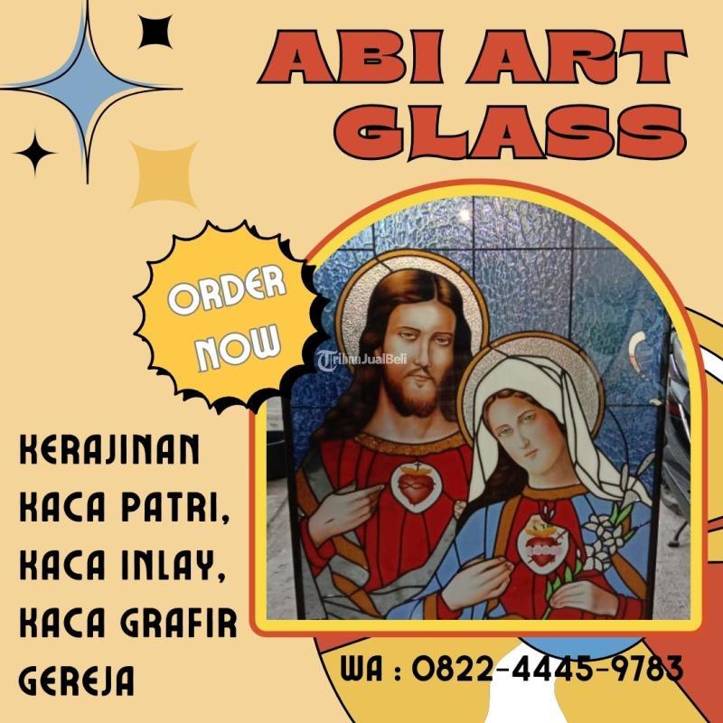 Kaca Patri Grafir Inlay Gereja Katolik - Mamberamo Raya