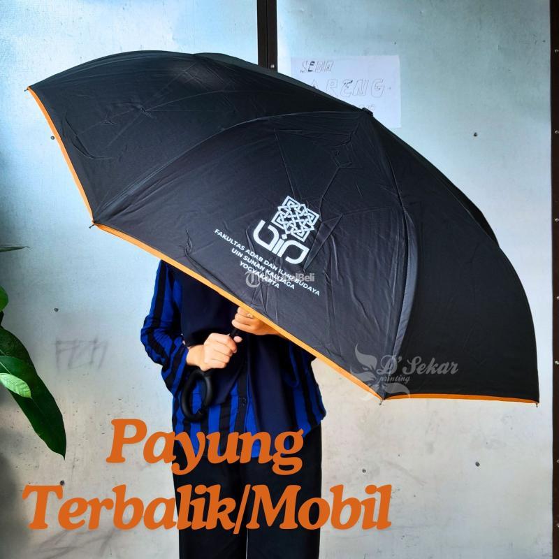 Payung Promosi Terbalik Custom Sablon - Kuningan 