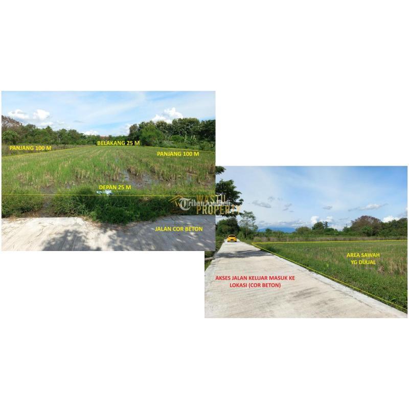 Dijual Tanah Dekat Jalan Kabupaten Dan Exit Tol Trihanggo - Sleman