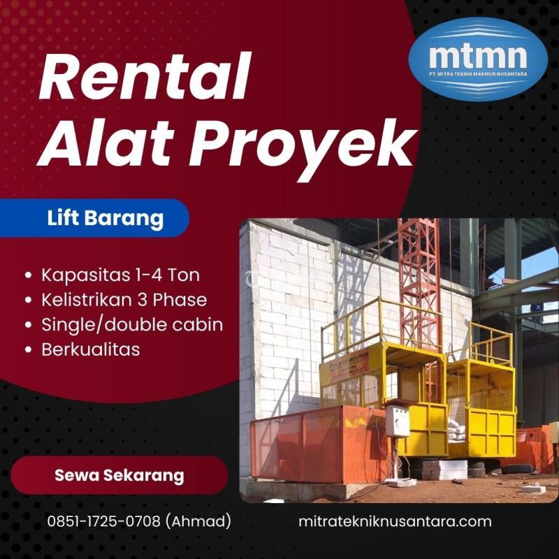 Sewa Lift Barang Terbaik - Bandung Barat 