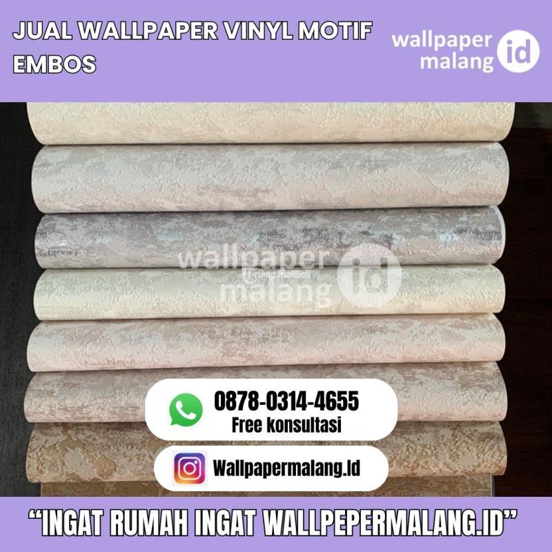 Wallpaper Vinyl Motif Embos - Malang Kota