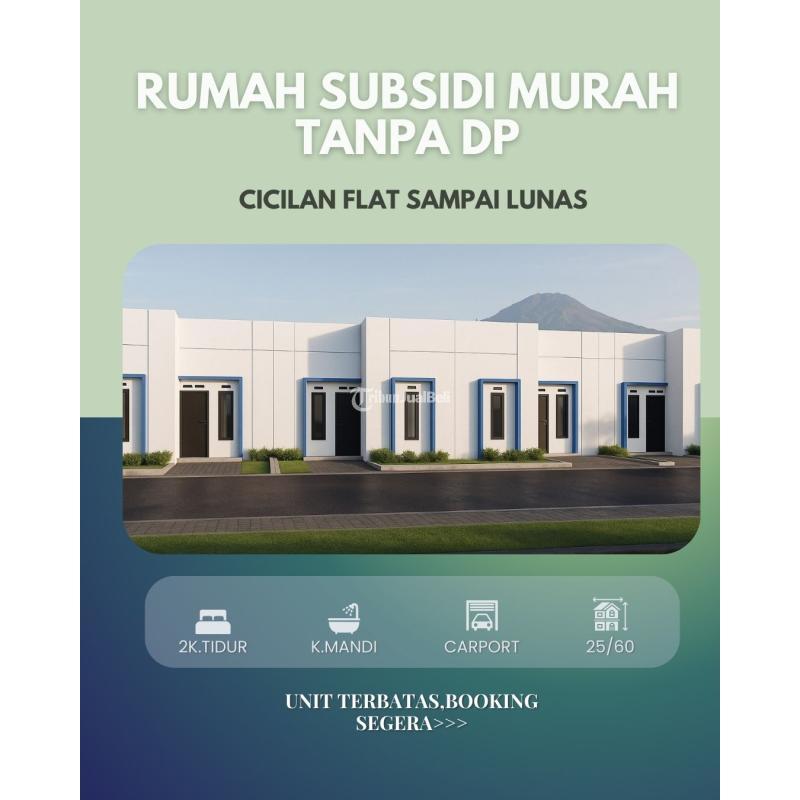 Jual Rumah Subsidi Tipe 60 Baru Murah Tanpa Dp Dekat Wisnuwardhana Harga 166 Juta - Malang