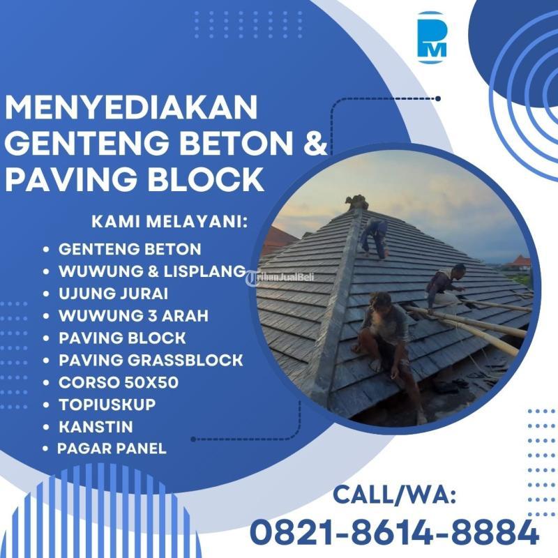 Promo Besar-besaran Genteng Beton Terpercaya Agar Atap Selalu Aman - Malang 