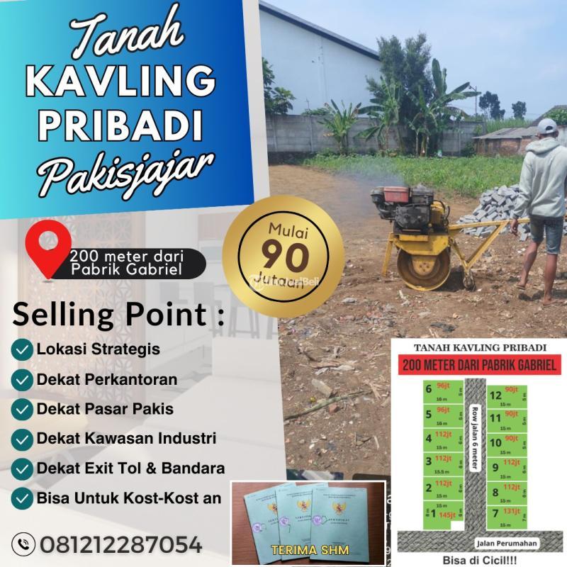 Dijual Tanah Kavling Siap Bangun di Pakisjajar Dekat Perkantoran SHM - Malang 