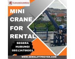 Rental Mini Crane Murah Cepat  Solusi Angkat Barang - Surabaya