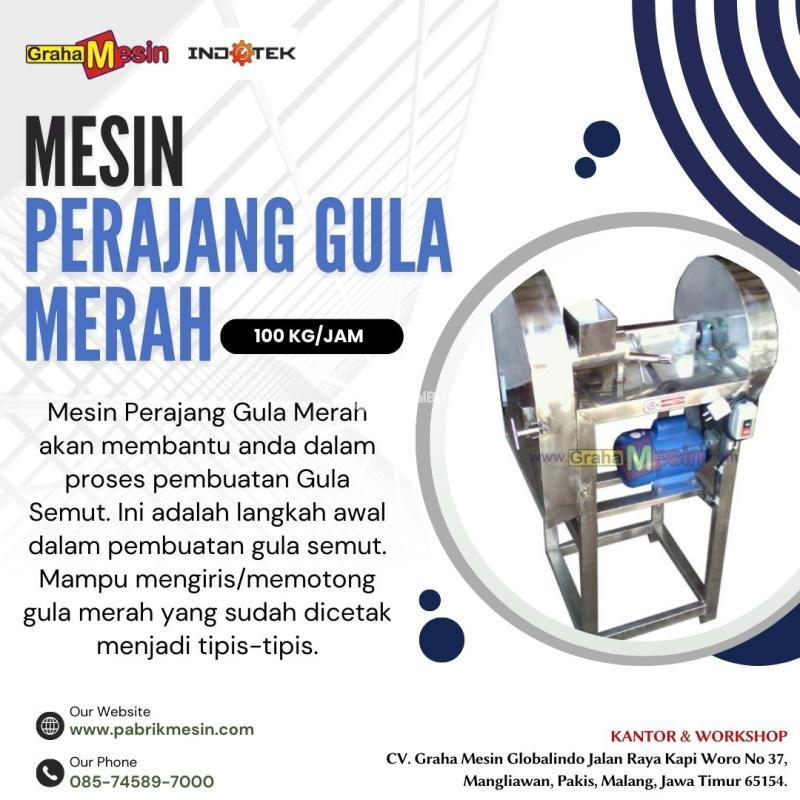 Alat Mesin Perajang Gula Merah Kapasitas 100Kg Graha Mesin - Malang