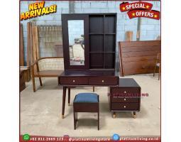 Produsen Meja Rias Jati Modern, Meja Rias Laci Model Terbaru, Niceliving Furniture - Jepara