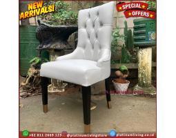 Produsen Kursi Makan Jati, Kursi Makan Jati Full Busa, Kursi Makan Klasik Busa, Niceliving Furniture - Jepara