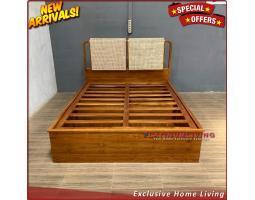 Produsen Tempat Tidur Jati Kombinasi Rotan, Dipan Jati Rotan, Niceliving Furniture - Jepara