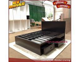 Produsen Tempat Tidur Jati Laci 2 Minimalis, Dipan Laci Modern, Nice Living Furniture - Jepara