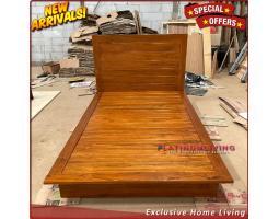 Produsen Tempat Tidur Jati Alas Blok Kayu, Tempat Tidur Jati Terbaru, Niceliving Furniture - Jepara
