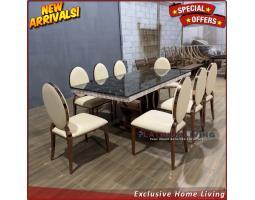 Produsen Meja Makan Stainles 8 Kursi, Nicelivving Furniture - Jepara
