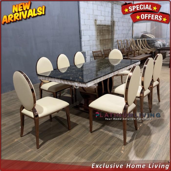 Produsen Meja Makan Stainles 8 Kursi, Nicelivving Furniture - Jepara