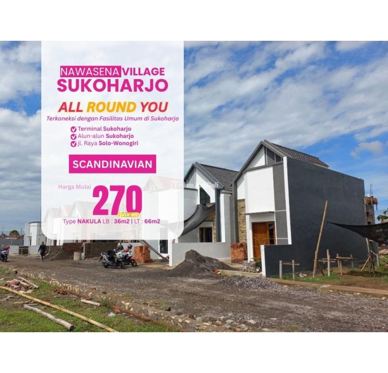 Dijual Rumah Tipe 36 2KT 1KM Legalitas SHM Siap Huni - Sukoharjo