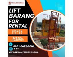 Sewa Lift Barang Bekasi  Untuk Proyek, Bangunan, Pindahan - Buleleng