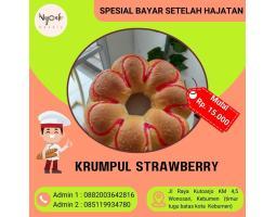 Roti Krumpul Strawberry Murah - Kebumen 