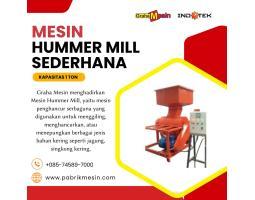 Terbaik Alat Mesin Penepung Hummer MIll Sederhana Graha Mesin - Malang