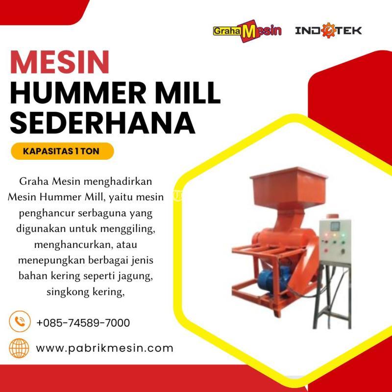 Terbaik Alat Mesin Penepung Hummer MIll Sederhana Graha Mesin - Malang