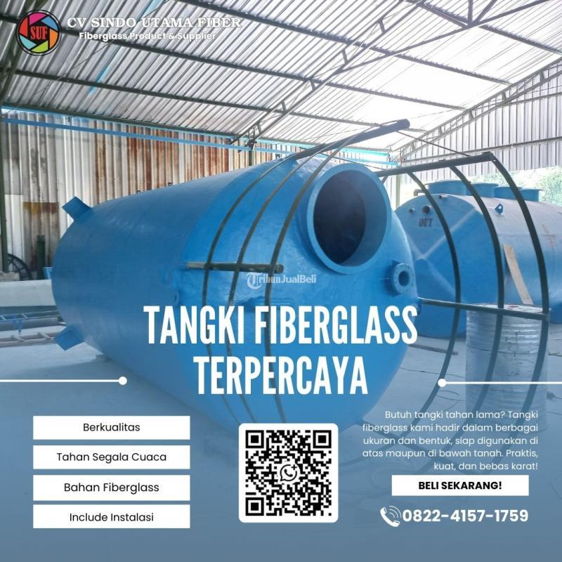 Anti Karat, Groundtank Silinder Fiberglass - Kab. Sukoharjo