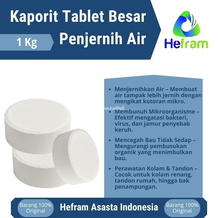Kaporit Tablet Besar Penjernih air 1Kg - Bogor