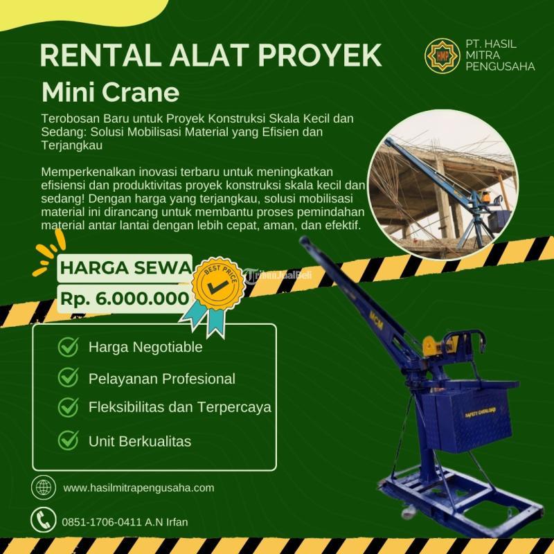 Mini Crane Aceh Barat  Sewa Mini Crane 300Kg - 500Kg - Aceh Barat