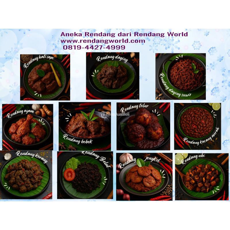Jual Aneka Rendang Masakan Minang, Camilan Dan Lain-Lain, Ready Siap Kirim Seluruh Indonesia - Bogor