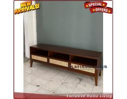 Produsen Bufet Tv Jati, Meja Tv Jati Rotan, Niceliving Furniture - Jepara 