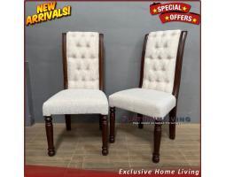 Produsen Kursi Makan Jati Klasik Eropa, Kursi Makan Dudukan Busa Mewah, Niceliving Furniture - Jepara