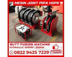 Harga Mesin Penyambung Pipa HDPE Ukuran 500mm Hydraulic Franko Pontianak - Jakarta Timur