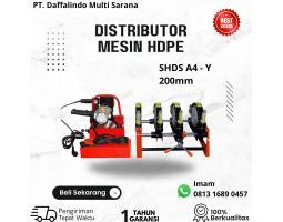 Mesin Las Pipa Hdpe Anti Lengket Series Y Manual A4 UK 200mm Distributor - Jakarta Timur