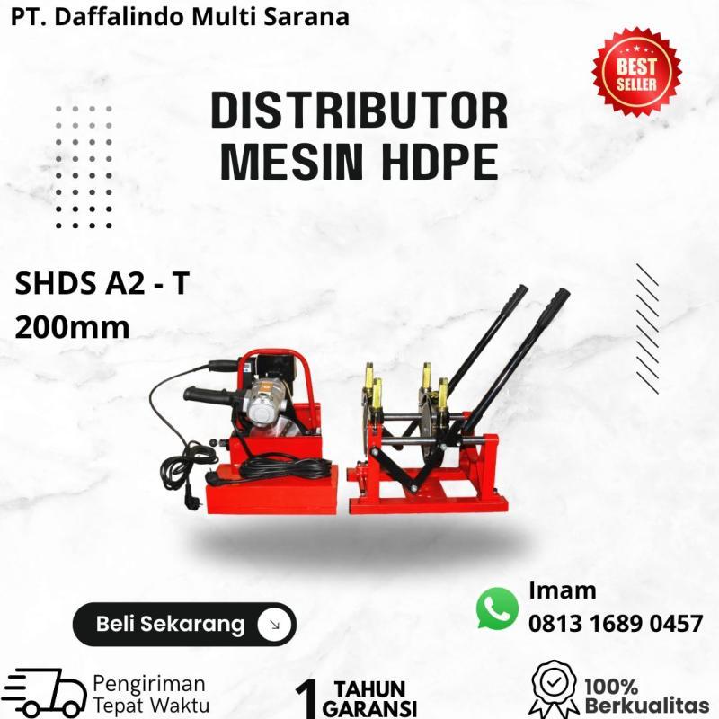 Mesin Las Pipa Hdpe UK 200mm Series T A2 Bergaransi 1 Tahun - Jakarta Timur