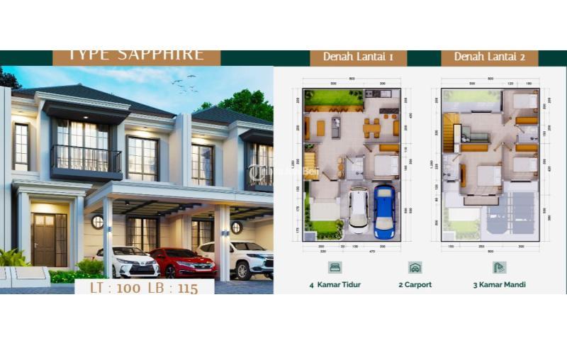 Dijual Rumah Mewah 3KT 3KM SHM Di Seturan Dekat Kampus UGM Jogja - Sleman