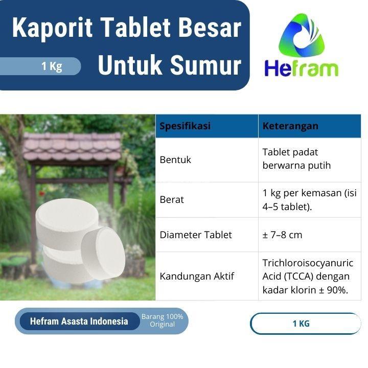 Kaporit Tablet Besar Untuk Sumur 1Kg - Bogor