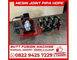 SHDS 200mm - 63mm Alat Sambung Pipa Hdpe Manual Franko Kendari - Jakarta Timur