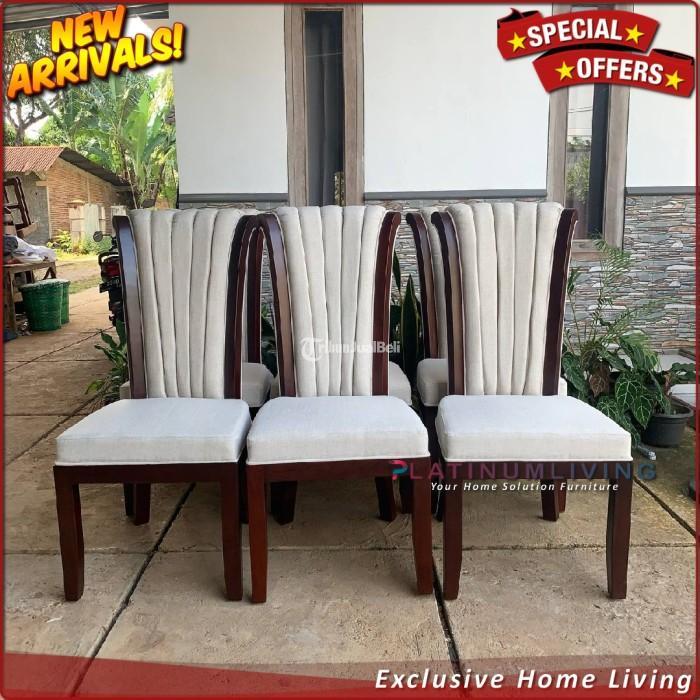 Produsen Meja Makan Marmer 6 Kursi, Meja Makan Marmer Asli Rangka Jati, Niceliving Furniture - Jepara