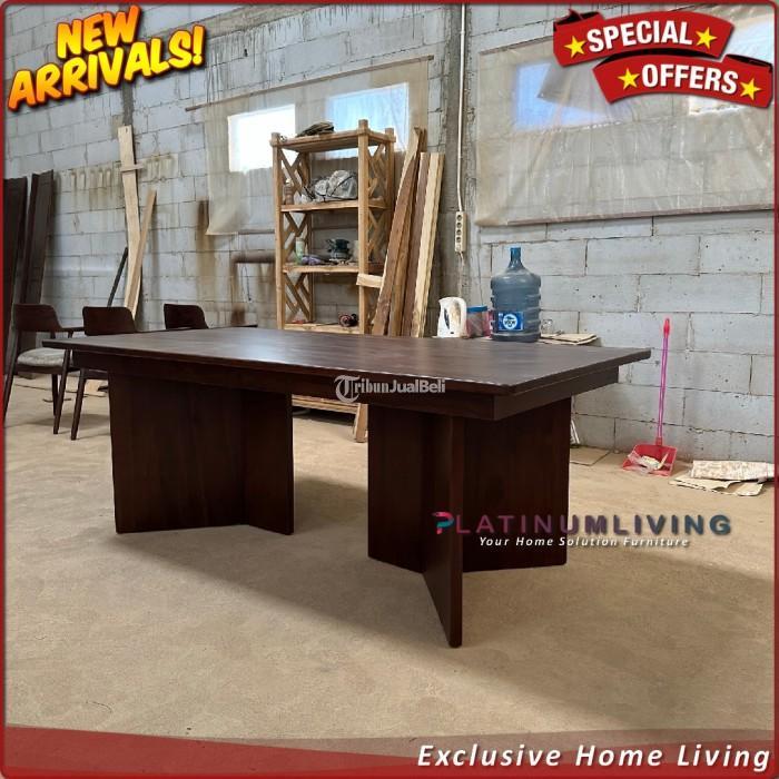 Produsen Meja Makan Jati Modern, Meja Makan Cafe, Niceliving Furniture - Jepara