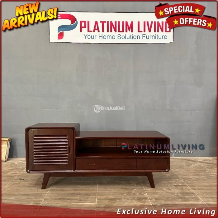 Produsen Meja Tv Jati, Bufet Tv Jati, Credenza Jati Minimalis, Niceliving Furniture - Jepara