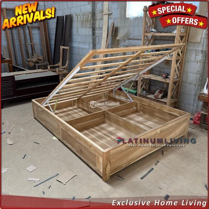 Produsen Tempat Tidur Jati, Dipan Jati Minimalis, Niceliving Furniture - Jepara