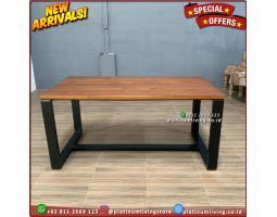 Meja Makan Jati Modern Meja Makan Jati Minimalis Meja Jati Furniture - Jepara 