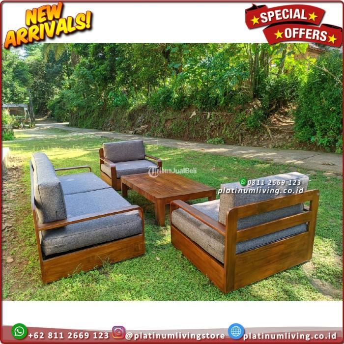 Kursi Sofa Tamu Jati Minimalis Modern Kursi Tamu Jati Furniture - Jepara