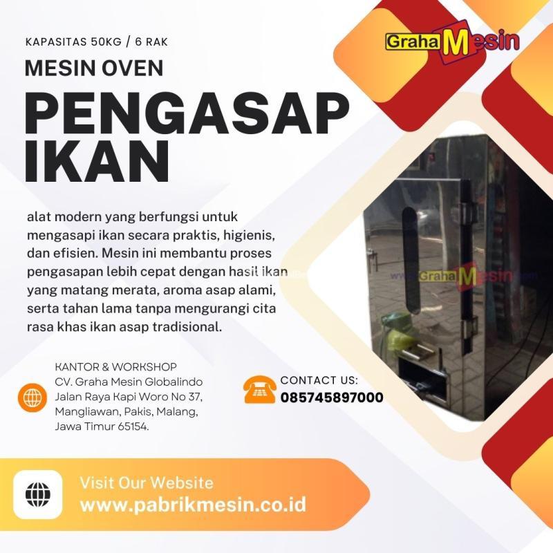 Mesin Oven Pengasap Ikan Graha Mesin - Malang