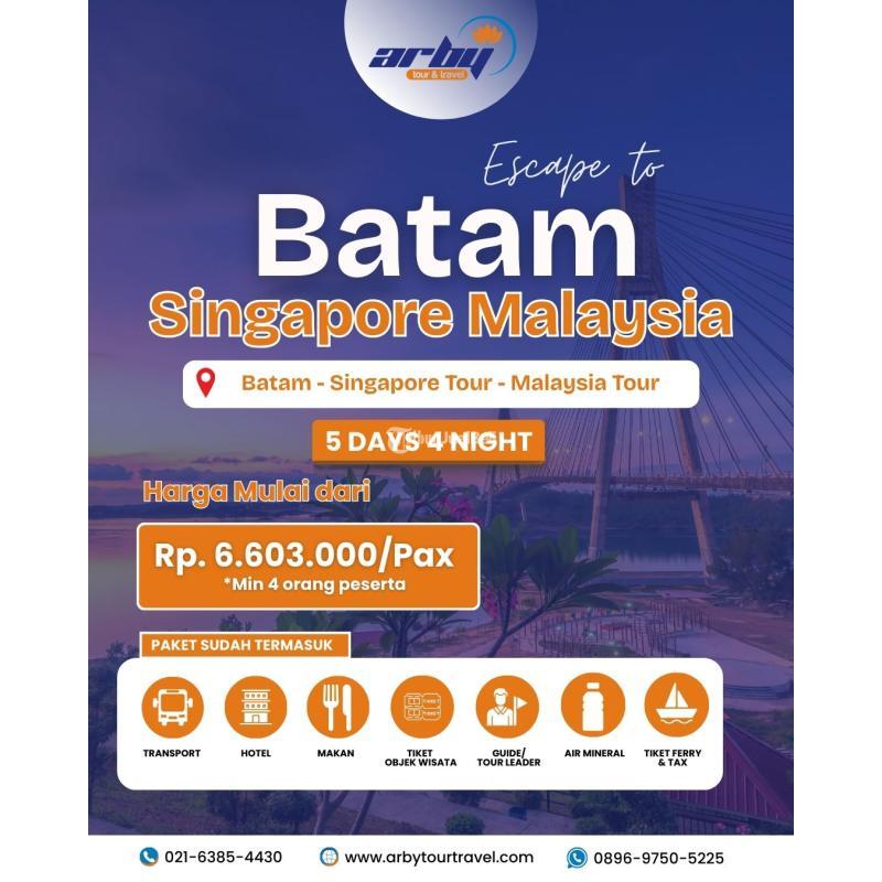 Paket Tour Batam Singapore Malaysia 5H4M - Jakarta Pusat