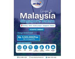 Paket Tour Malaysia Singapore Batam 4 Hari 3 Malam - Jakarta Pusat