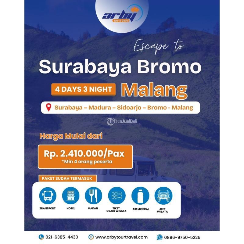 Surabaya Bromo Malang Tour 4 Hari 3 Malam - Jakarta Pusat